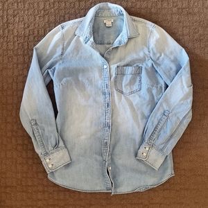 J.CREW denim chambray shirt